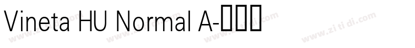 Vineta HU Normal A字体转换